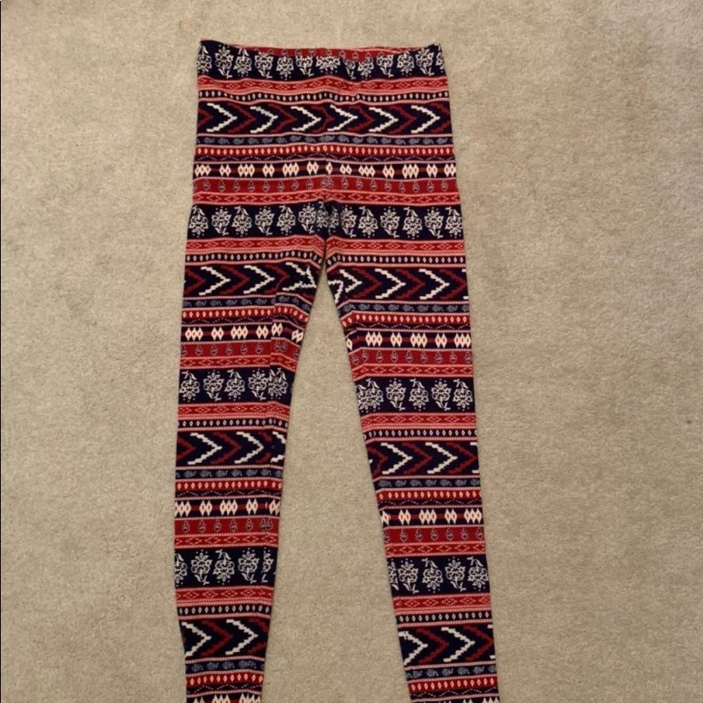 Forever 21 print leggings